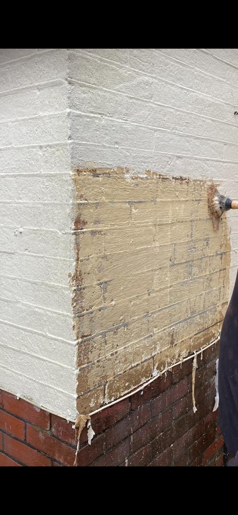 Brick Paint Removal - Pressure Fresh